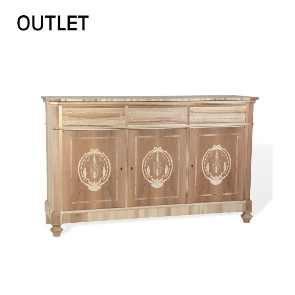 Cupboard with inlay