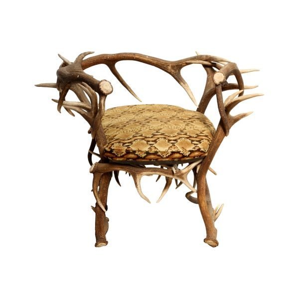 Horned armchair